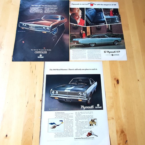 Vintage ads chrysler plymouth - vintage,
