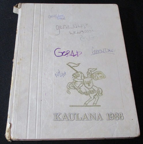 Hawaii yearbook 1986 castle - yearbook,
