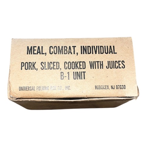 Vintage meal combat individual - meal,
