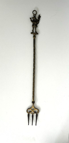 Vintage solid brass fireplace - brass,