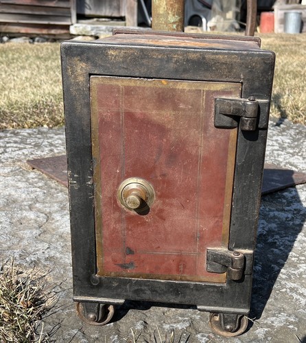 Antique painted cast - painted,