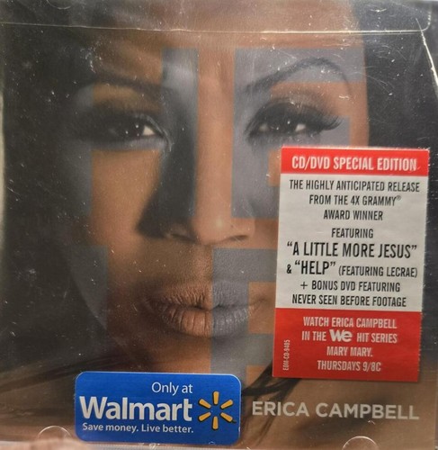 Erica campbell cd dvd - erica, cd/dvd