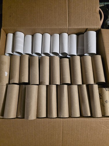 Clean empty toilet paper - 50,