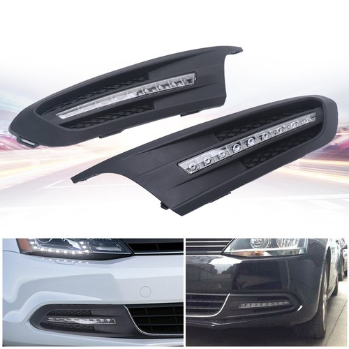 Pair led drl - pair, bumper