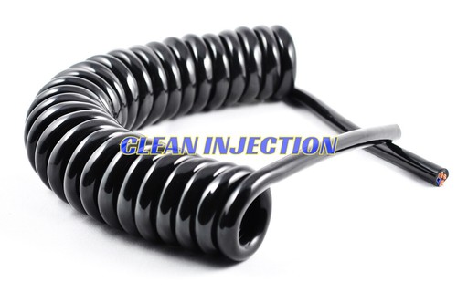 Wire core 16awg black spiral - 16awg,