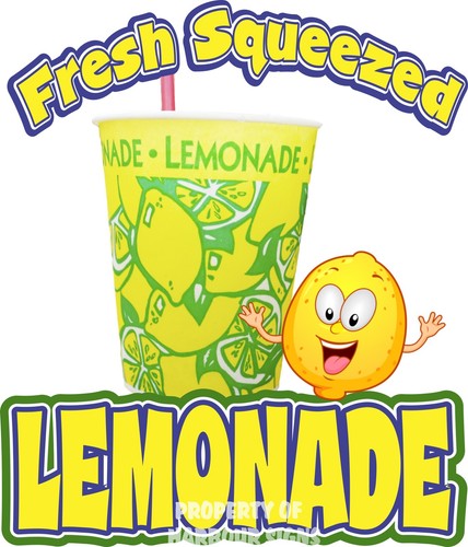 Lemonade decal cold - lemonade, 14"