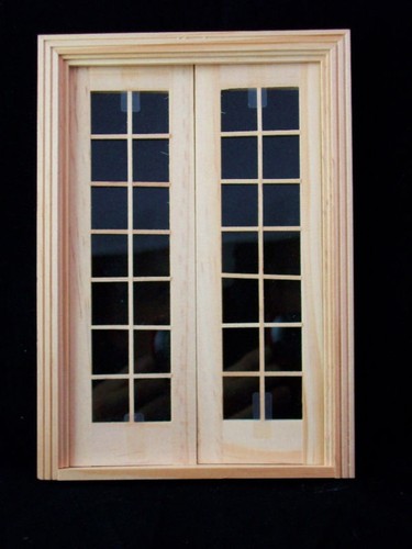 Door double french wooden - door,