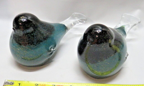 Glass set blue black - set, 2