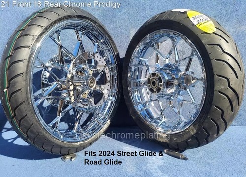 Harley chrome 18 - chrome, 21"
