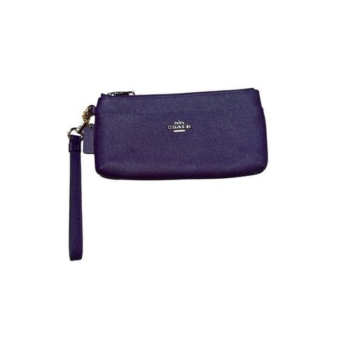Coach wristlet purple - coach, leather