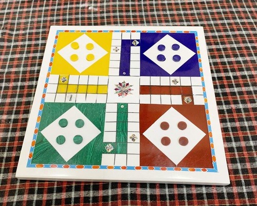 Handmade marble ludo - handmade, game