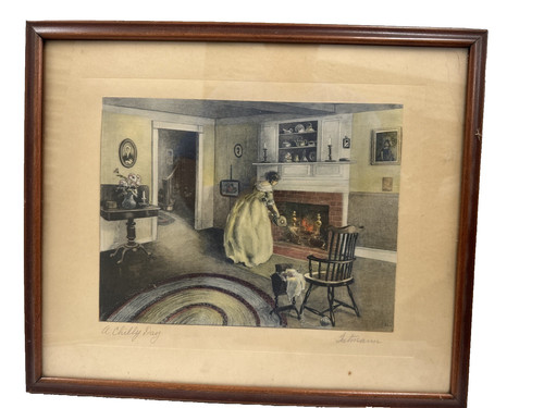 Framed bessie pease gutmann - bessie,
