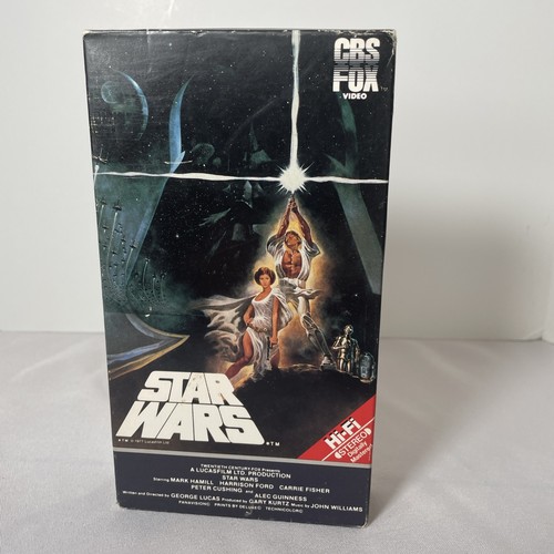 Star wars vhs 1977 original - star,