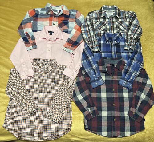 Boys button down - button, lot