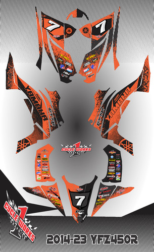 Graphics kit custom printed - kit,