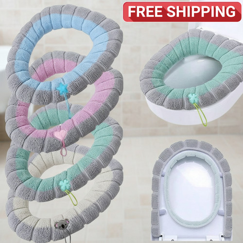 Soft knit toilet seat - soft,