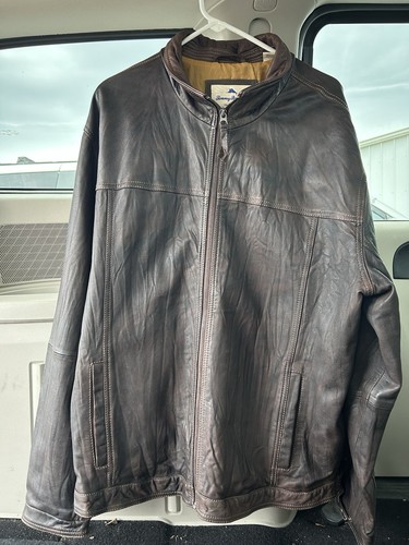 Tommy bahama leather jacket - bahama,