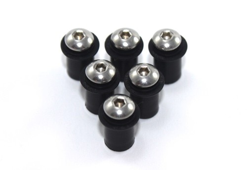 Wind shield rubber well nuts - wind,