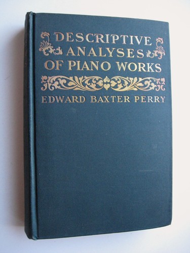 Descriptive analyses piano - analyses, of