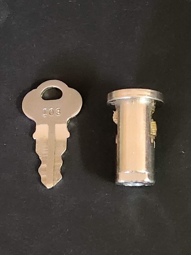 Replacement lock and key for - and,