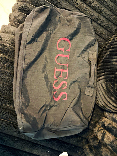 Guess gray pink solid nylon - solid,