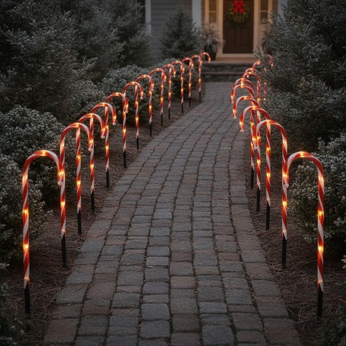 Connectable candy cane - candy,