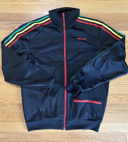 Adidas track jacket rasta - /,