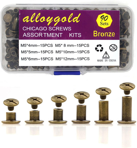 Bronze chicago screws - bronze,
