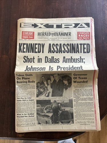 Kennedy assassinated johnson - kennedy,