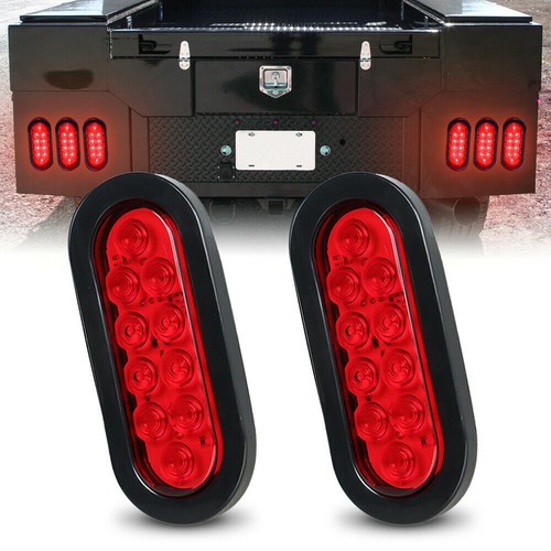 Inch red oval led - led, truck