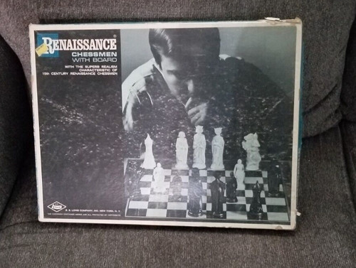 Renaissance chessmen complete - renaissance,