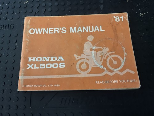 1981 honda xl500s - honda,