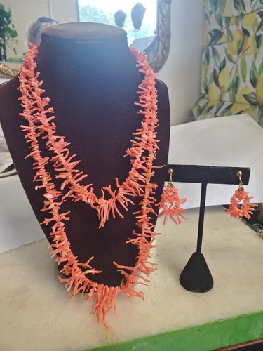 Vintage natural salmon coral - 2,