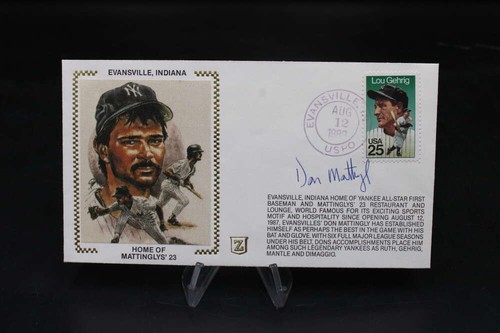 Don mattingly signed - don, cachet
