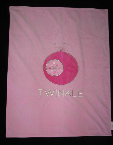 Amy coe pink baby blanket - amy,