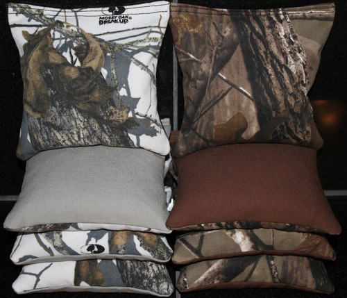 Cornhole bean bags - 8, oak