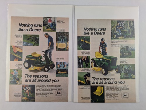 John deer riding - deer, mower