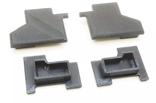 Set front rear rail end - 4,