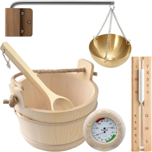 Sauna bucket ladle set - sauna,