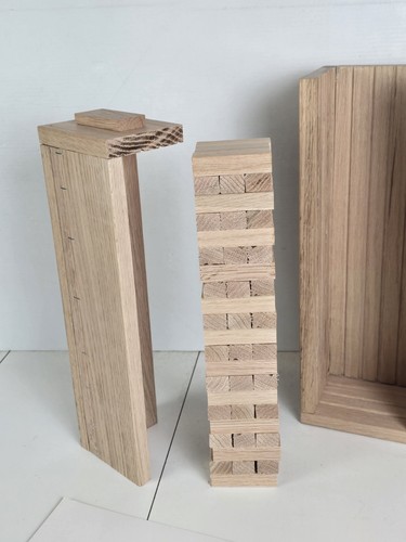 Handmade jenga game custom - handmade, in