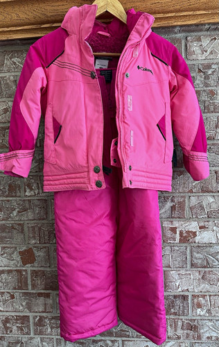Columbia girls pink hooded - girls, zip