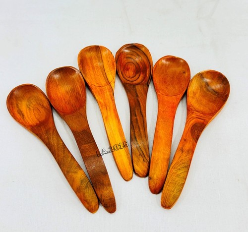 Nautical brown wooden spoons - wooden,