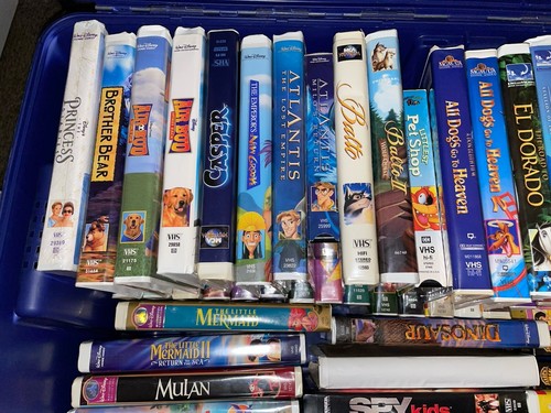 Walt disney vhs tapes lot - walt,
