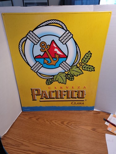 Pacifico beer tin - pacifico, sign