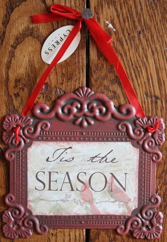 Holiday ornament sign tis the - ornament,