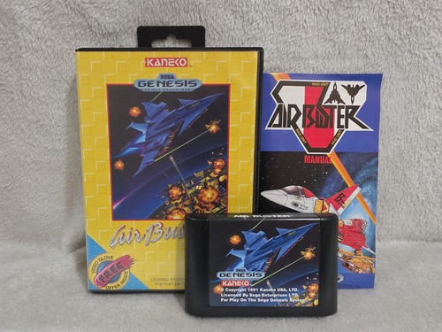 Air buster cib sega - buster, (sega