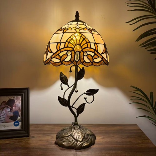 Tiffany style table lamp gold - tiffany,