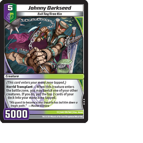 Kaijudo johnny darkseed - kaijudo,