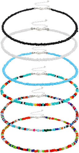 Pcs choker necklaces - 6,