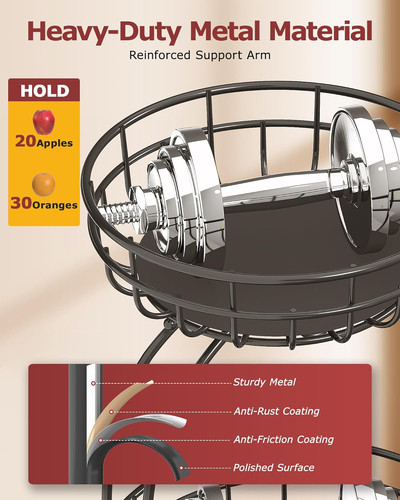 Tier modern fruit basket - basket, for